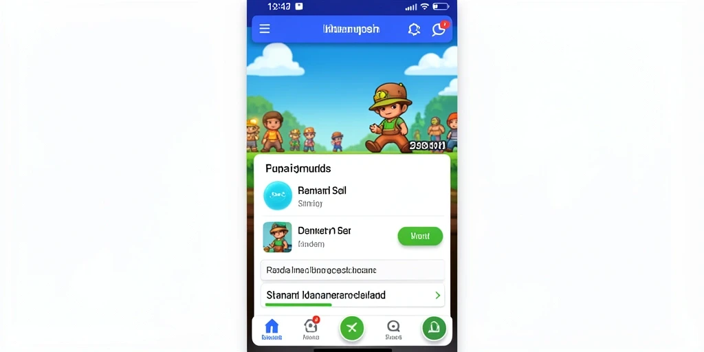 Screenshot menampilkan karakter utama dalam petualangan.