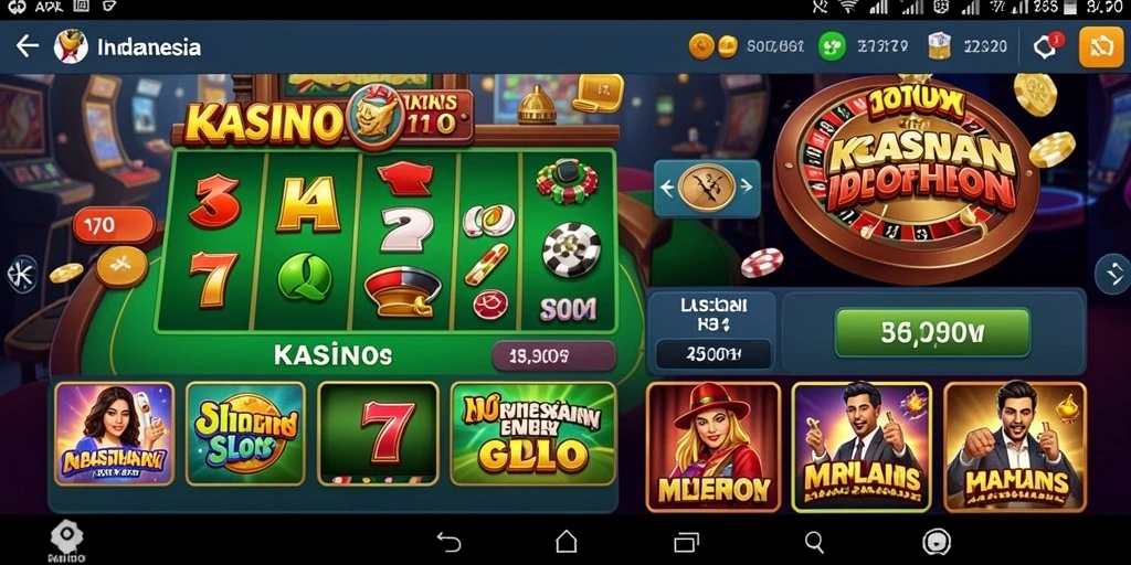 Screenshot menunjukkan tampilan antarmuka permainan yang intuitif.