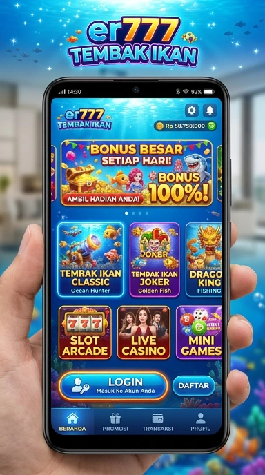 Cuplikan layar menu unduhan er777 untuk perangkat Android